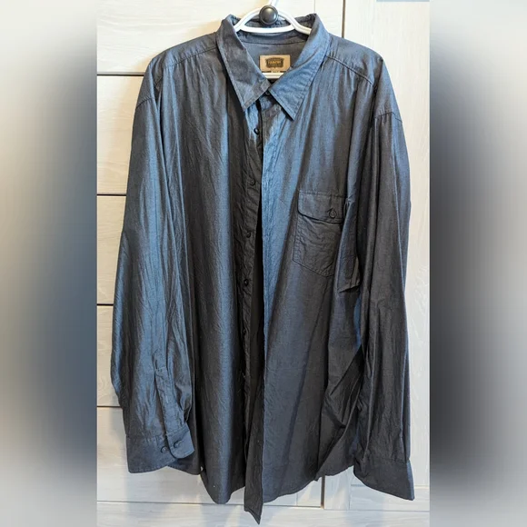 black dress shirt button down collar Men's Black Button Down Dress Shirt